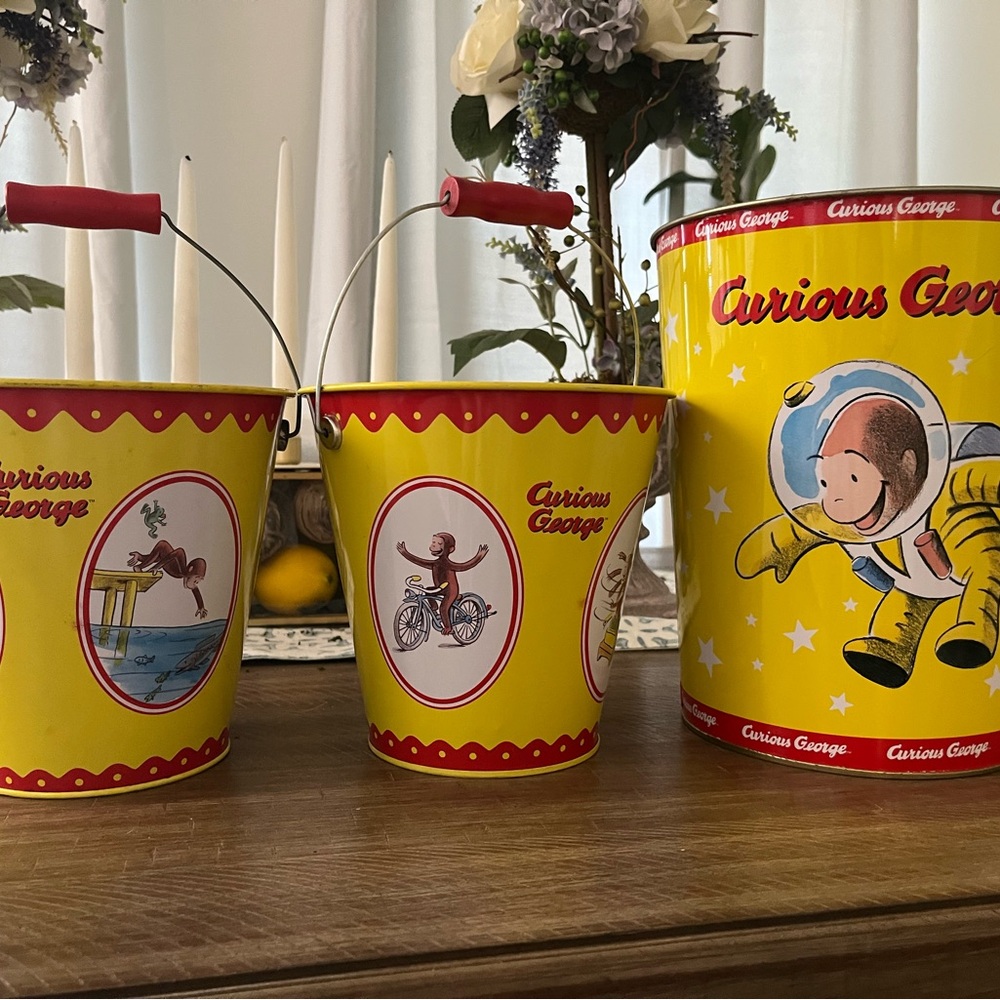 Vintage Curious George party Decor